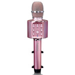 Lenco Bluetooth Μικρόφωνο BMC-090 για Karaoke -  Ροζ/Ασημί